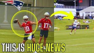 DRAKE MAYE & KYLE WILLIAMS Are BUILDING An ELITE CONNECTION During Patriots OTAs. | Day 2 Highlights