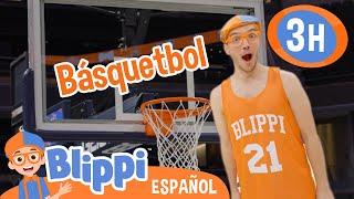Básquetbol con Blippi  | Blippi Español | Videos educativos para niños | Aprende y Juega