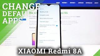 How to Set Up Default Browser in Xiaomi Redmi 8A - Default App Settings