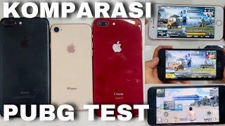 Komparasi iPhone 1 Jutaan! iPhone 7 Plus VS iPhone 8 VS iPhone 8 Plus PUBG Test