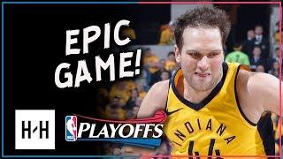 Bojan Bogdanovic Full Game 3 Highlights Pacers vs Cavaliers 2018 Playoffs - 30 Points, DAGGER!