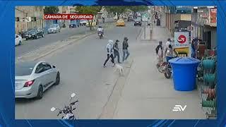 Ladrones asaltan local en Machala usando un combo