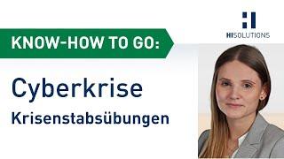 Know-how to go - Cyberkrise: Krisenstabsübungen