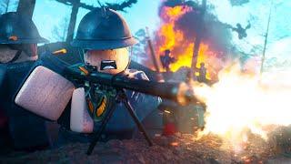 160 Players Simulate a WW1 ROBLOX WAR in Roblox Entrenched