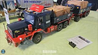 All exhibited RC trucks of the 32nd German Model Truck Championship Recklinghausen in one video!