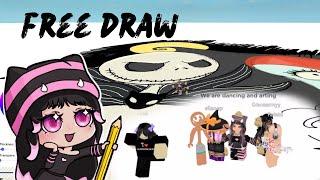 Roblox Free Draw: I met the nicest people drawing in a public server!