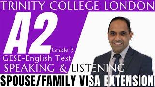 How to Pass  Trinity College GESE Grade 3 - A2 English Test? #ghalibsenglishschool