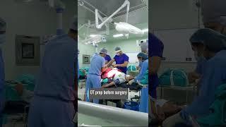 Knee Replacement सर्जरी (surgery)  |OT preparation | DrBerwalortho #shorts #viral #shortsvideo