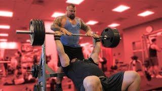 BENCH PRESSING WITH EDDIE HALL