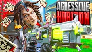 AGRESSIVE Horizon 23 KILLS and 4K Damage Apex Legends Gameplay Season 20