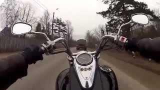 Test Ride Kawasaki VN400 Vulcan Russia 26.04.2013 GoPro HD2