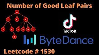 NUMBER OF GOOD LEAF NODE PAIRS | PYTHON | LEETCODE # 1530