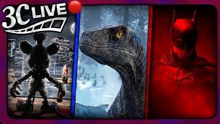 3C Live - Jurassic World 4 Plot Revealed, The Batman Update, Steamboat Willie Trailer