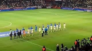 CRUZ AZUL vs AMERICA COPA SKY ENTRADA DE LOS EQUIPOS A LA CHANCHA DICIEMBRE 2022