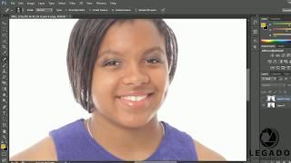 Photoshop tutorial: How to remove stray hair from face