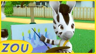 ZOU fait de la peinture | 1h de ZOU en français  | Dessins animés pour enfants