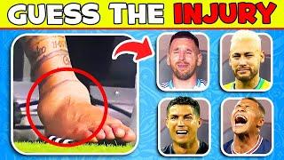 Who is Crying? 🩸Guess INJURY, Trophy and Sad Moments of Football Player | Messi, Ronaldo, Mbappe