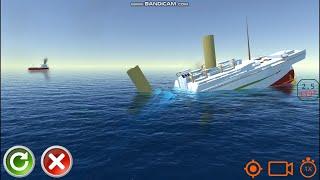 Britannic Sinking Like Titanic - Ship Handling Simulator - Ship Mooring 3D