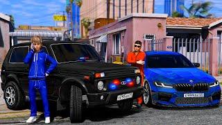 ОПЕРСКАЯ ЕЗДА В GTA 5 - БЛАТНЫЕ НОМЕРА И МИГАЛКИ НА ОПЕРСКУЮ НИВУ УРБАН! ВОССТАНОВИЛИ BMW M5! ВОТЕР