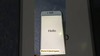 Free iPhone 6 iCloud Bypass #icloudking #iphoneunlock #tech #iphoneunlock #icloudbypass #shorts