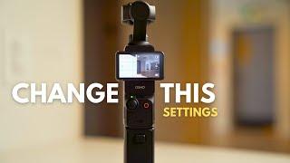 Best setting for Dji Osmo Pocket 3 (8 Quick Setup Guide) 2025