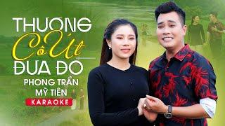 Karaoke Tân Cổ Thương Cô Út Đưa Đò - Phong Trần ft Mỹ Tiên | Beat Chuẩn