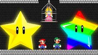 Mario and Luigi CO-OP save the Princess in New Super Mario Bros. Wii!