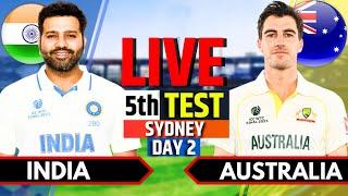 India vs Australia, 5th Test, Day 2 | IND vs AUS Live Match | Live Cricket Match Today, 1st Session