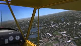 A2A Piper Cub Startup and Flight