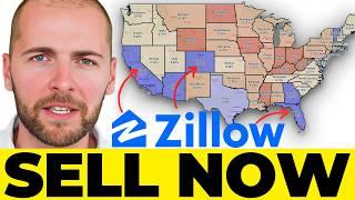 Zillow releases ultimate Housing Market SELL Signal. 700+ cities where prices will correct.