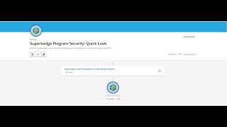 Superbadge Program Security  Quick Look   Salesforce Trailhead  Answer | #trailheadbadges