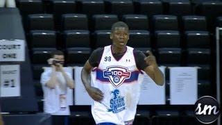 Seton Hall commit: Angel Delgado Highlights @ NBPA Top 100 Camp [247Sports #46 c/o 2014]