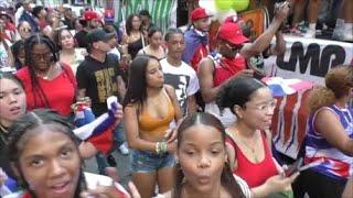 DOMINICAN REPUBLIC GIRLS DANCE AT DOMINICAN DAY PARADE 2023 NEW YORK CITY