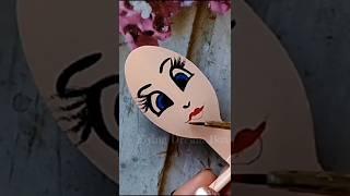 How To Make Wooden Spoon Doll Crafts // Doll Making @FlyingDreamBoat #viralvideo #trends #shorts 