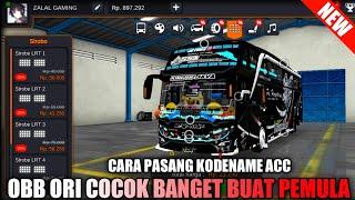 CARA PASANG KODENAME ACC BUSSID DI OBB ORI COCOK BUAT PEMULA //BUSSID V3. 6.1