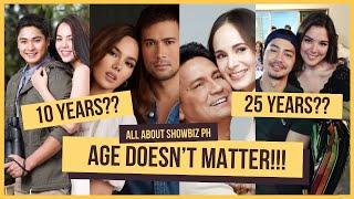 PINOY CELEBRITY COUPLES WITH BIG AGE GAPS 2023 | ALL ABOUT SHOWBIZ PH