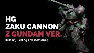 Fixing the WORST Color Scheme I've Found So Far | HG Zaku Cannon Test Type