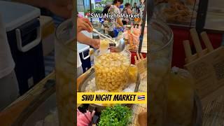 Discover SWU Night Market: Bangkok’s Local Night Market In University #streetfood #bangkok #market