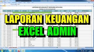 Cara membuat Laporan Keuangan di Excel dengan Cepat