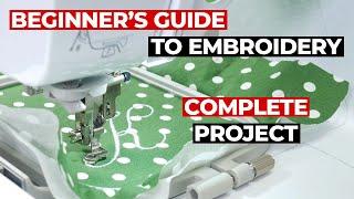 Learn to Machine Embroider | Embroidery Machine Basics | Machine Embroidery Tutorial- Babylock Verve