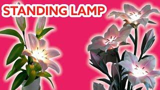 Inspirasi standing lamp bahan spon eva yang bisa diaplikasikan menggunakan stocking