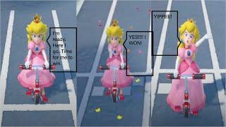 Princess Peach Beats Everyone In Trike Harder In Super Mario Party