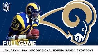 Dickerson's 248-Yard Playoff Record! | Rams vs. Cowboys 1985 Divisional Round | NFL Full Game