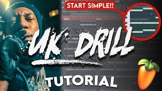 HOW TO MAKE DARK AGGRESSIVE UK DRILL BEATS FOR DIGGA D (FL Studio Tutorial)