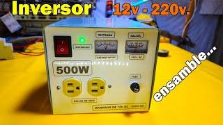 Ensamble de un inversor de 12v - 220v AC, fabrique su propio inversor, Muy facil de hacer