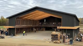 Two Men Build MASSIVE $750,000 Barndominium in ONLY 1 Year | Start to Finish by  @RRBuildings