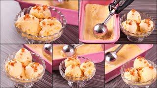 HOME MADE BUTTERSCOTCH ICE CREAM WITHOUT FRESH CREAM | JUST MILK ONLY | ICE CREAM RECIPE