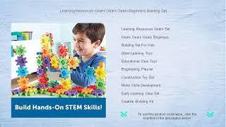 Learning Resources Gears Gears Gears Beginners Building Set