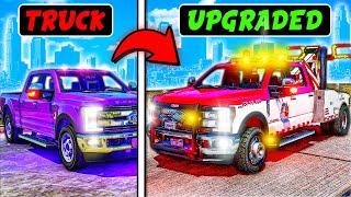 UPGRADED in GTA 5! How I Turned Pickup Trucks into EPIC Tow Trucks!