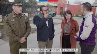 Recuperación de espacio público en San Ramón, región metropolitana.